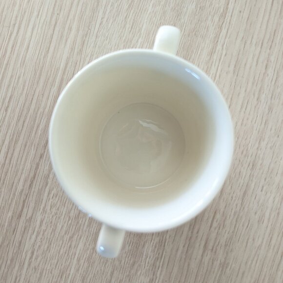 Bunnykins Royal Doulton 2-handled christening mug afternoon tea rabbits - Picture 5 of 8